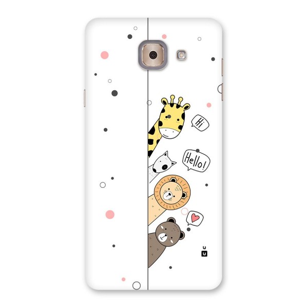 Animal Greetings Back Case for Galaxy J7 Max