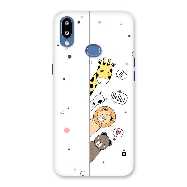 Animal Greetings Back Case for Galaxy M01s