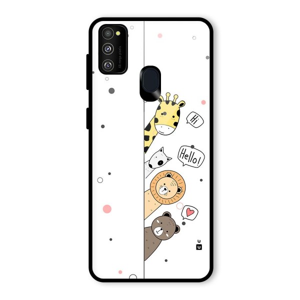 Animal Greetings Back Case for Galaxy M21