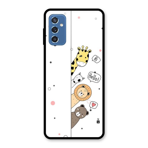 Animal Greetings Back Case for Galaxy M52 5G