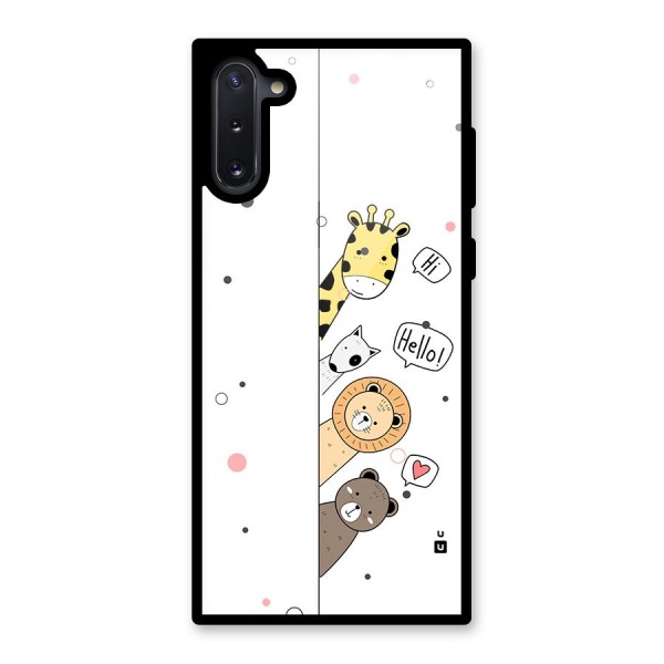 Animal Greetings Back Case for Galaxy Note 10