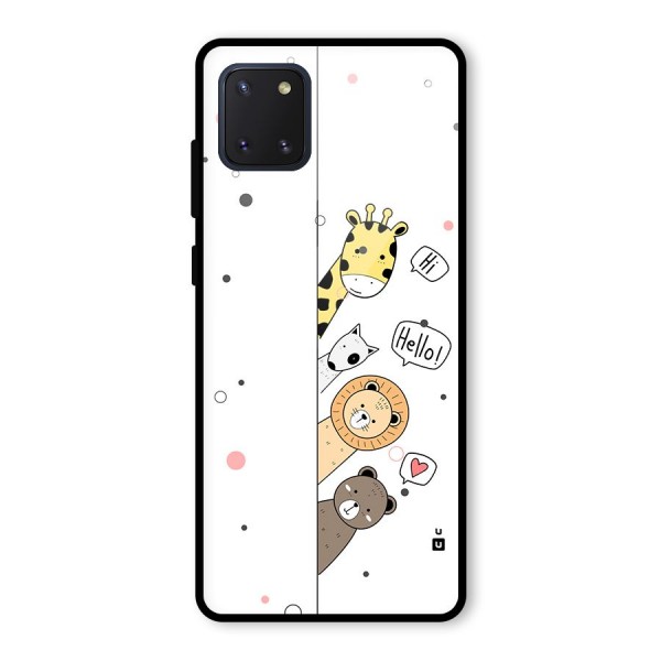 Animal Greetings Back Case for Galaxy Note 10 Lite