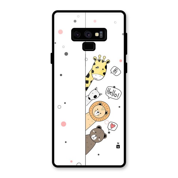 Animal Greetings Back Case for Galaxy Note 9