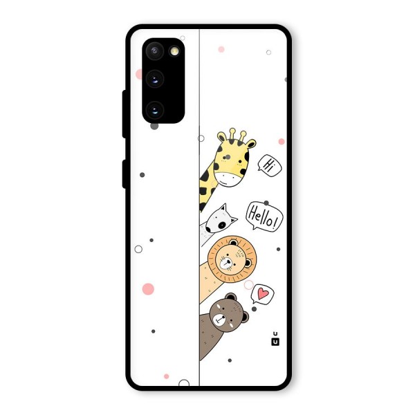 Animal Greetings Back Case for Galaxy S20 FE 5G