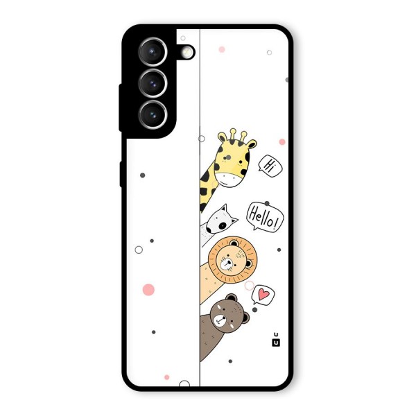 Animal Greetings Back Case for Galaxy S21 5G