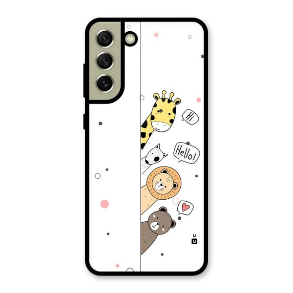 Animal Greetings Back Case for Galaxy S21 FE 5G