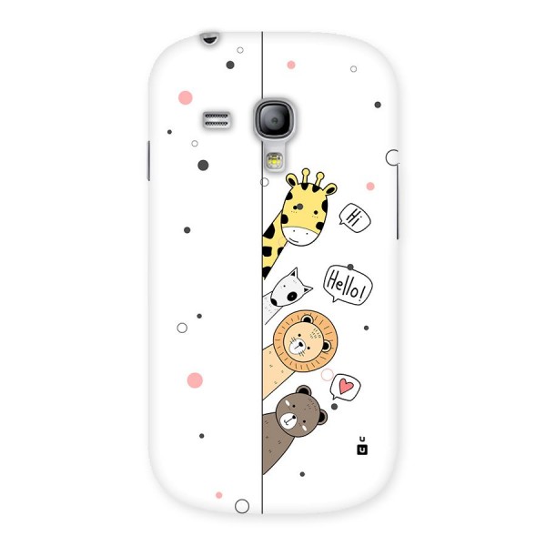 Animal Greetings Back Case for Galaxy S3 Mini