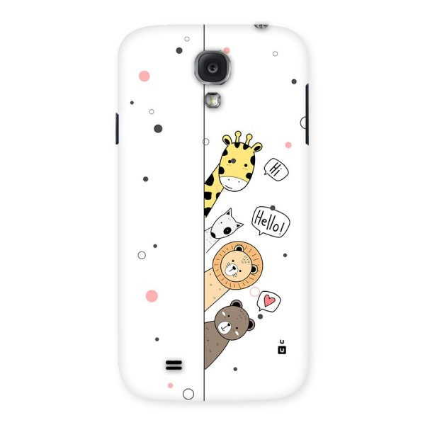 Animal Greetings Back Case for Galaxy S4