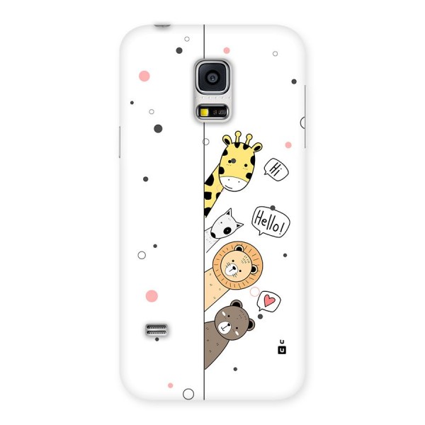 Animal Greetings Back Case for Galaxy S5 Mini