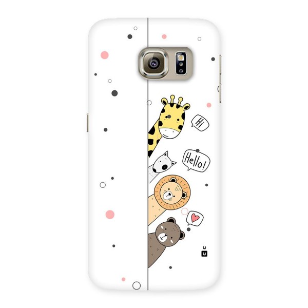 Animal Greetings Back Case for Galaxy S6 Edge Plus