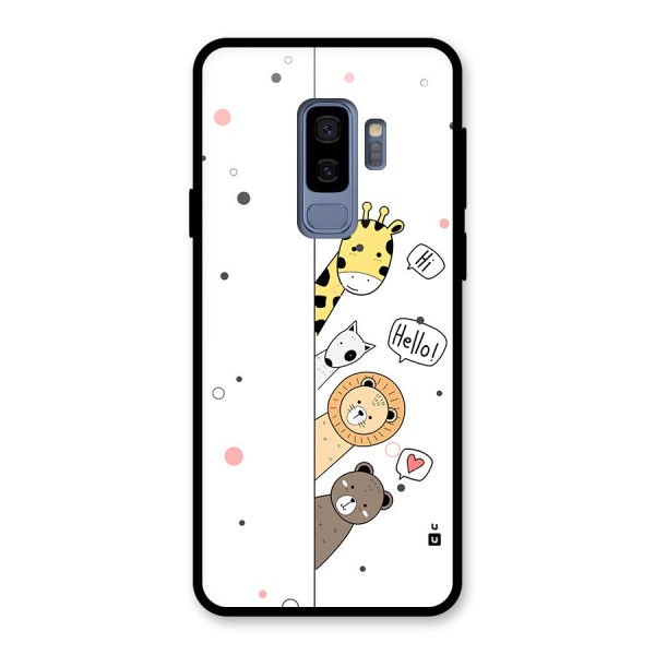 Animal Greetings Back Case for Galaxy S9 Plus