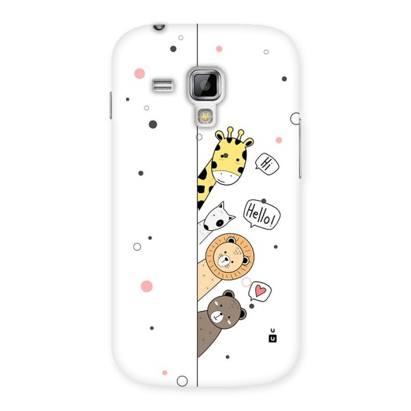 Animal Greetings Back Case for Galaxy S Duos