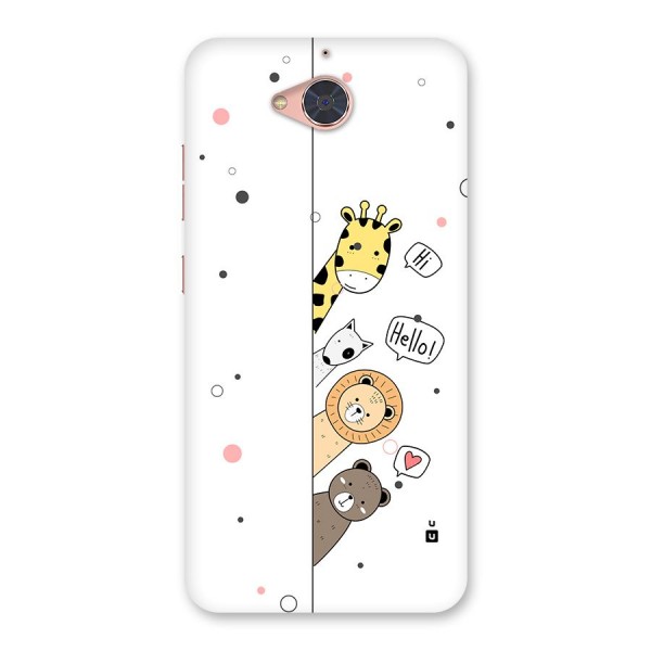 Animal Greetings Back Case for Gionee S6 Pro