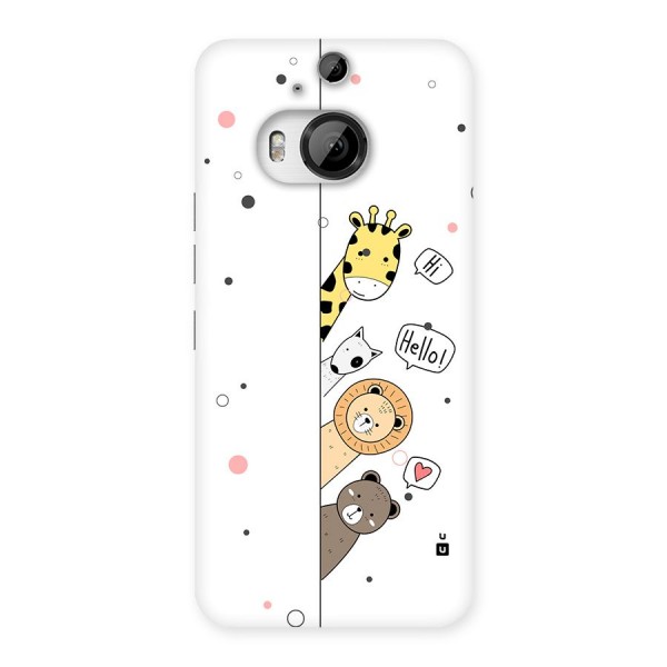 Animal Greetings Back Case for HTC One M9 Plus