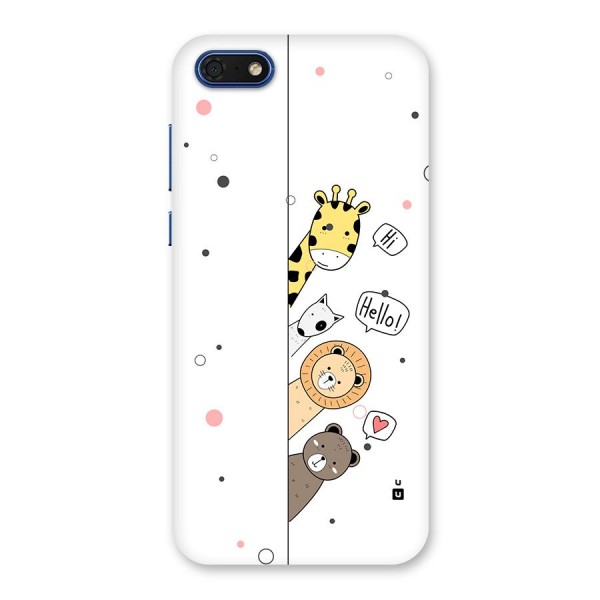 Animal Greetings Back Case for Honor 7s