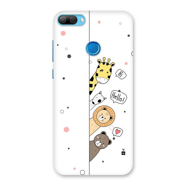 Animal Greetings Back Case for Honor 9N