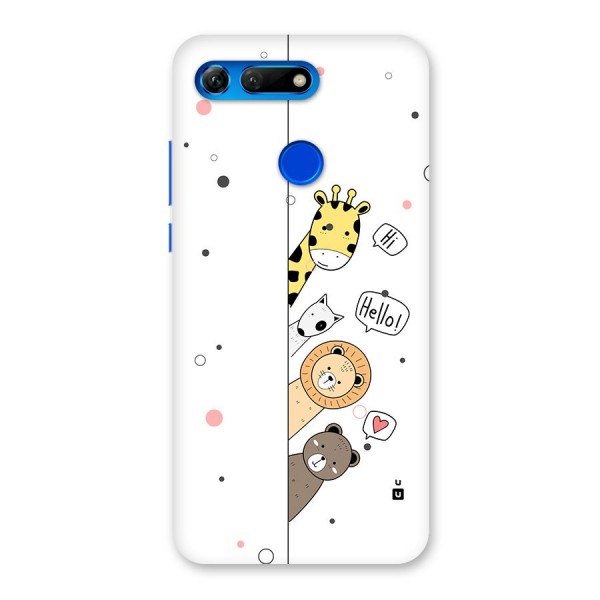 Animal Greetings Back Case for Honor View 20