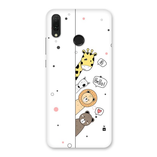 Animal Greetings Back Case for Huawei Y9 (2019)