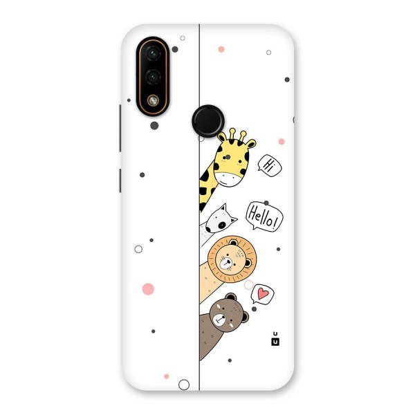 Animal Greetings Back Case for Lenovo A6 Note