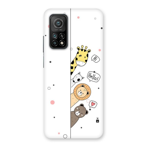 Animal Greetings Back Case for Mi 10T Pro 5G