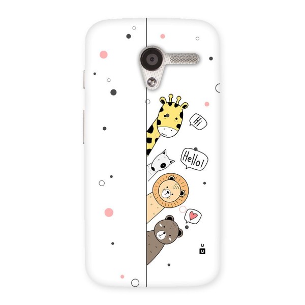 Animal Greetings Back Case for Moto X