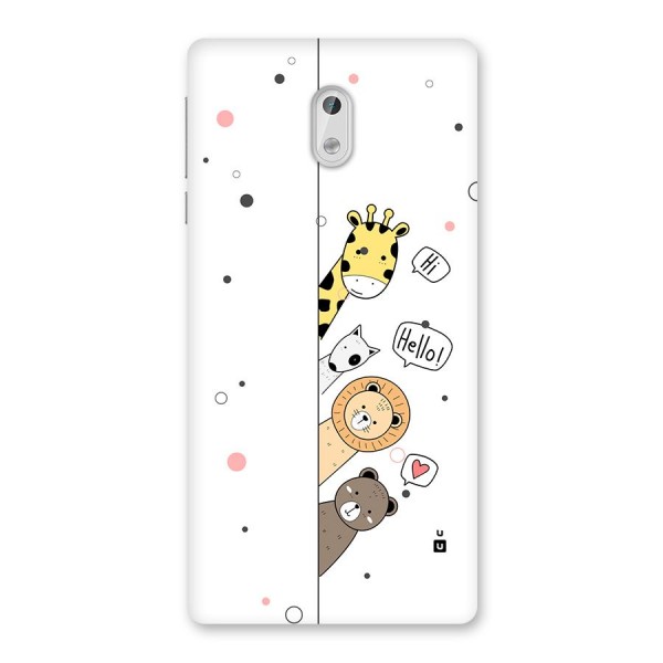 Animal Greetings Back Case for Nokia 3