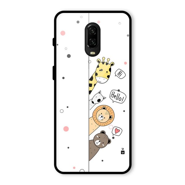 Animal Greetings Back Case for OnePlus 6T