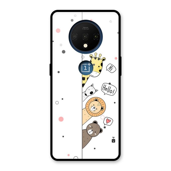 Animal Greetings Back Case for OnePlus 7T