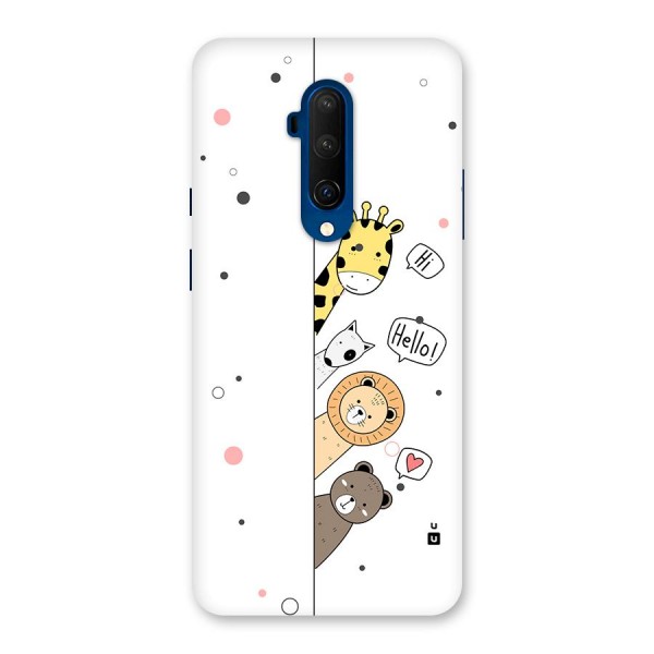 Animal Greetings Back Case for OnePlus 7T Pro