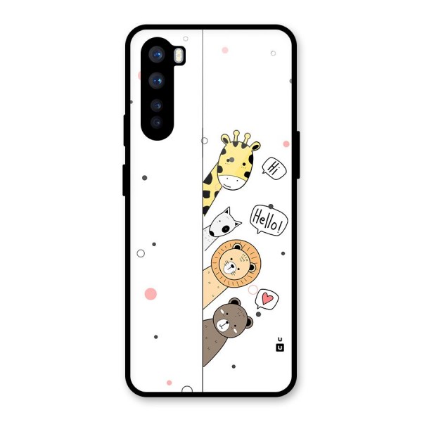 Animal Greetings Back Case for OnePlus Nord