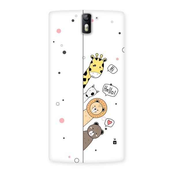 Animal Greetings Back Case for OnePlus One