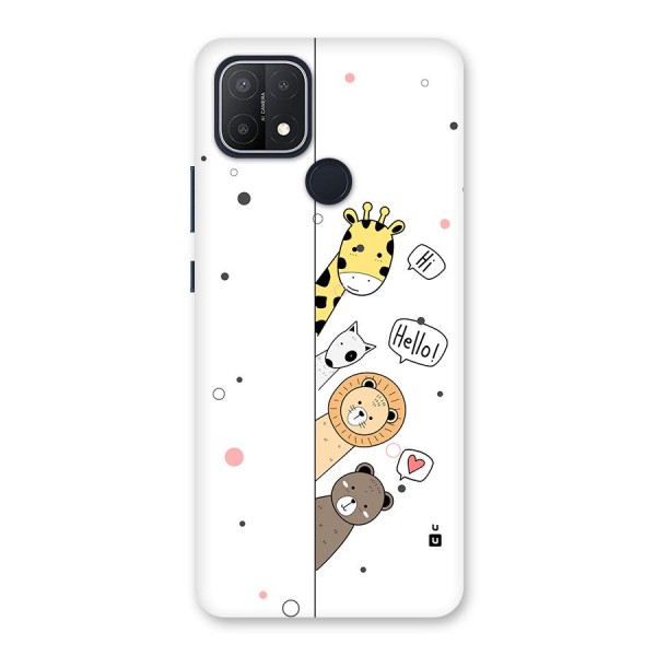 Animal Greetings Back Case for Oppo A15