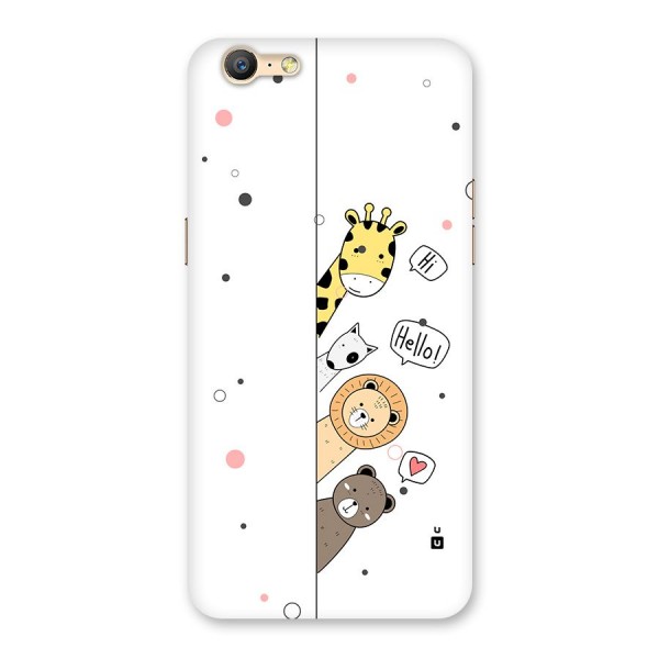 Animal Greetings Back Case for Oppo A39