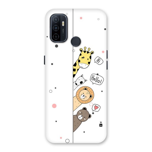 Animal Greetings Back Case for Oppo A53