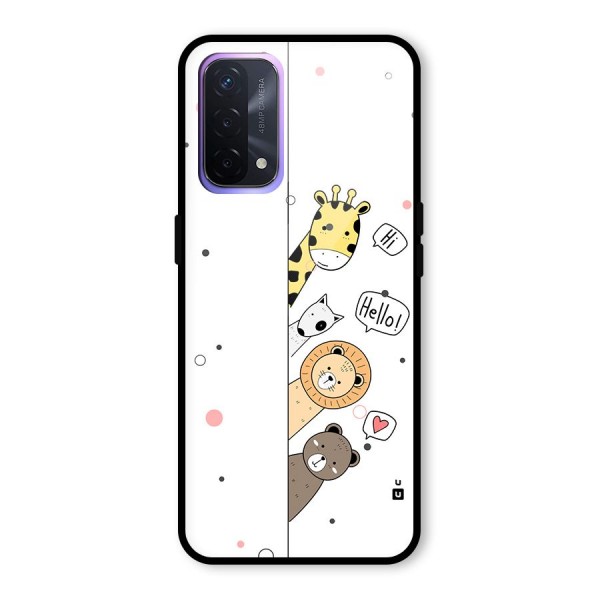 Animal Greetings Back Case for Oppo A74 5G