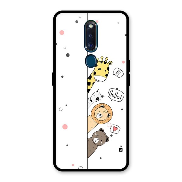 Animal Greetings Back Case for Oppo F11 Pro