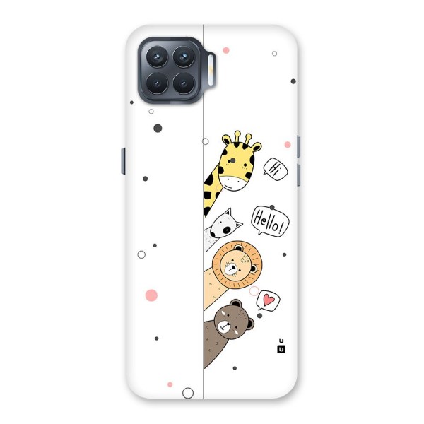 Animal Greetings Back Case for Oppo F17 Pro