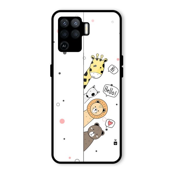 Animal Greetings Back Case for Oppo F19 Pro