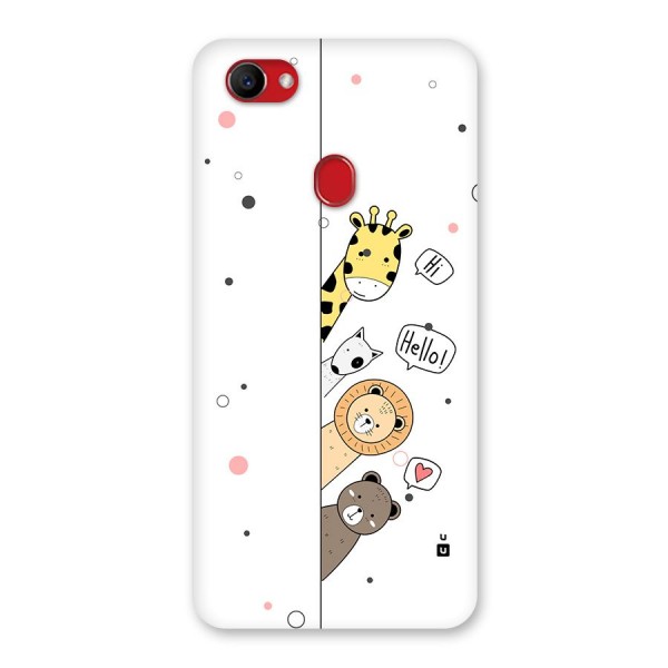 Animal Greetings Back Case for Oppo F7