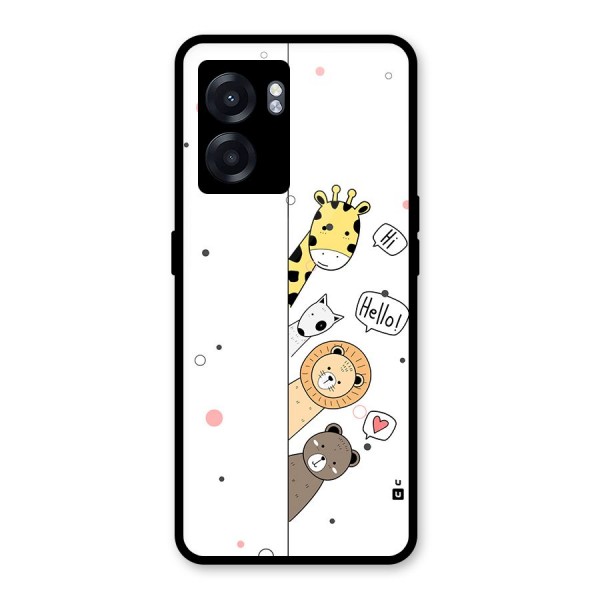 Animal Greetings Back Case for Oppo K10 (5G)