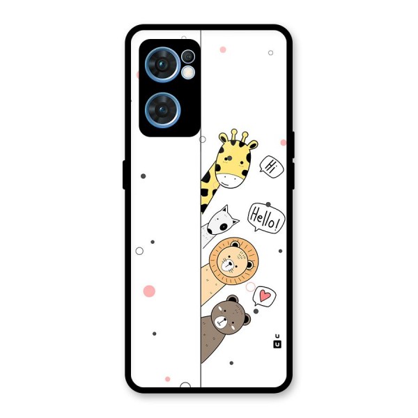 Animal Greetings Back Case for Oppo Reno7 5G