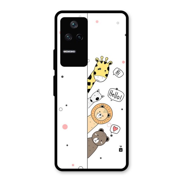 Animal Greetings Back Case for Poco F4 5G