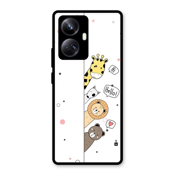 Animal Greetings Back Case for Realme 10 Pro Plus