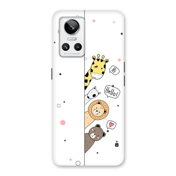 Animal Greetings Back Case for Realme GT Neo 3