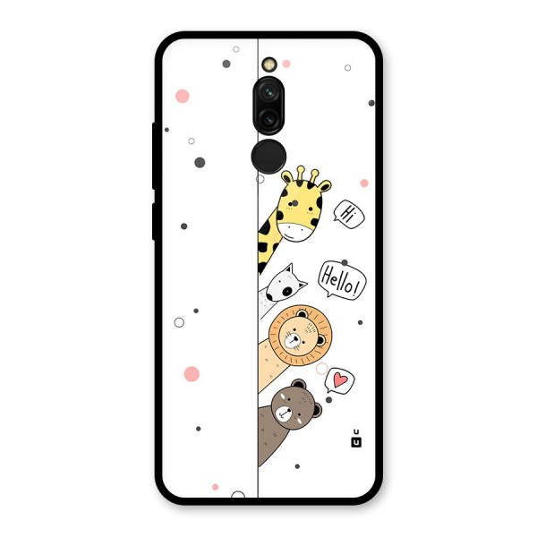 Animal Greetings Back Case for Redmi 8