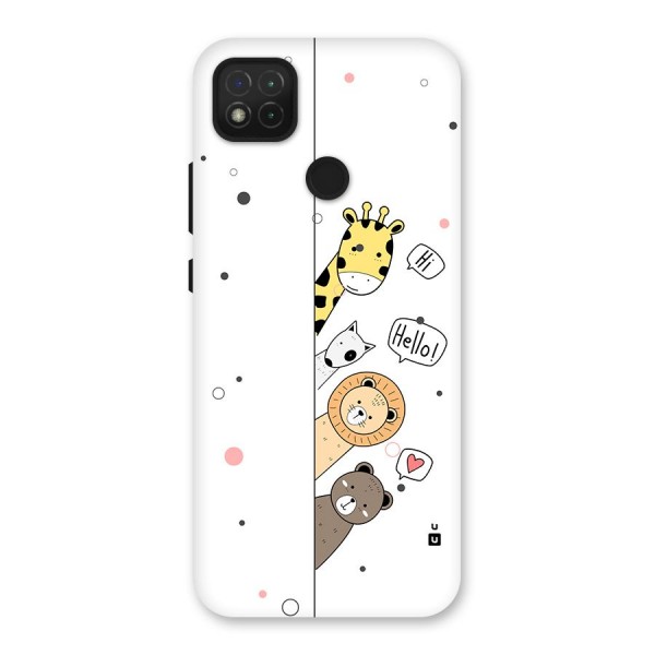 Animal Greetings Back Case for Redmi 9C