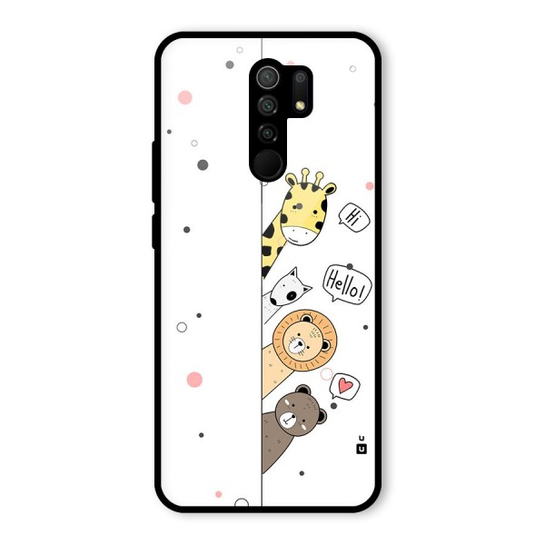 Animal Greetings Back Case for Redmi 9 Prime