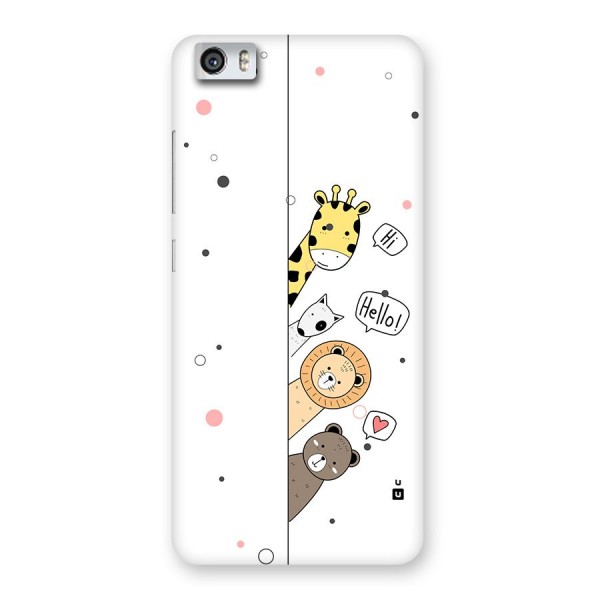 Animal Greetings Back Case for Redmi Mi 5