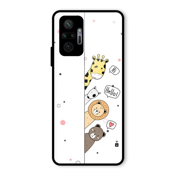 Animal Greetings Back Case for Redmi Note 10 Pro