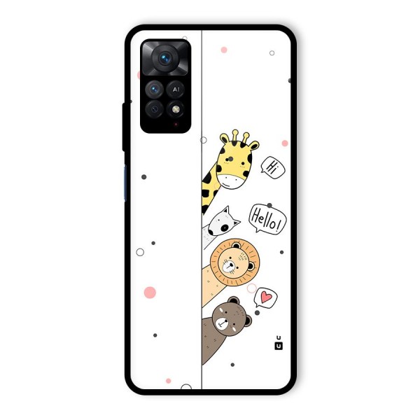 Animal Greetings Back Case for Redmi Note 11 Pro